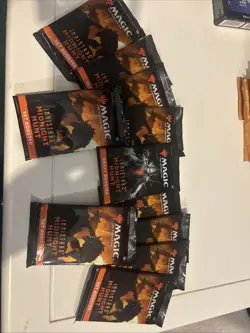 MTG Innistrad Midnight Hunt Set Booster Pack Lot Of 10 And Plus 1 Draft Booster - Image 1