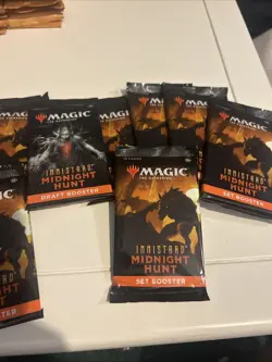 MTG Innistrad Midnight Hunt Set Booster Pack Lot Of 10 And Plus 1 Draft Booster - Image 3