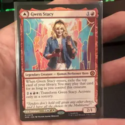 Gwen Stacy 78 Marvel's Spider-Man Regular Non-Foil NM/M - Image 1