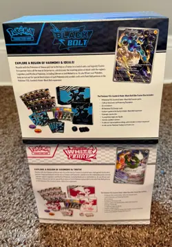 Pokemon TCG Black Bolt and White Flare ETB Set - Image 2