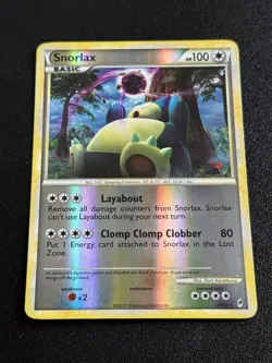 Snorlax Reverse Holo 33/95 2011 Pokemon Call Of Legends - Image 1