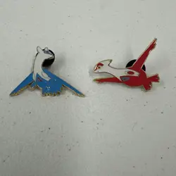 Pokemon Latios & Latias Enamel Pin Set - Official TCG Promo - Collectible - Image 1