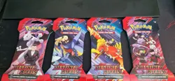 TCG Destined Rivals Sleeved Booster Packs Pokemon Artwork Set New Sealed UK - Image 1