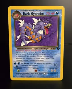 Pokemon TCG - DARK GYARADOS - 25/82 - RARE - UNLIMITED - TEAM ROCKET (2000) - LP - Image 1