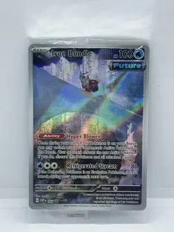 POKEMON SCARLET & VIOLET IRON BUNDLE SEALED FULL ART BLACK STAR PROMO SVP066 - Image 1