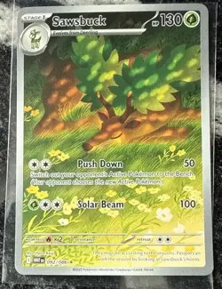 Pokemon TCG Sawsbuck 092/086 White Flare Illustration Card NM Condition - Image 1