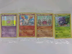 Pokemon Slowpoke/Geodude/Tangela/Ponyta CARD 20th Anniv Toys"R"Us Sealed. - Image 1