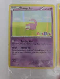 Pokemon Slowpoke/Geodude/Tangela/Ponyta CARD 20th Anniv Toys"R"Us Sealed. - Image 2