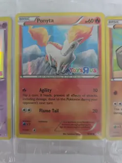 Pokemon Slowpoke/Geodude/Tangela/Ponyta CARD 20th Anniv Toys"R"Us Sealed. - Image 3