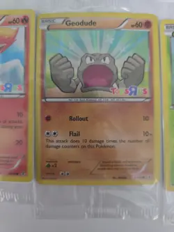 Pokemon Slowpoke/Geodude/Tangela/Ponyta CARD 20th Anniv Toys"R"Us Sealed. - Image 4