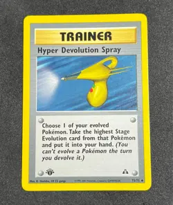 Hyper Devolution Spray 73/75 1st Edition Neo Discovery Vintage Pokemon Card TCG - Image 1