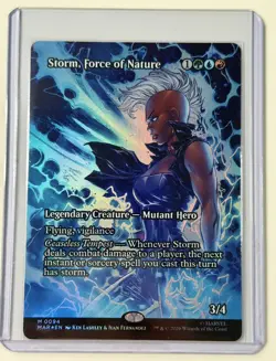 Storm, Force of Nature - Foil - MTG - Marvel Super Heroes - Card #0094 - Image 1