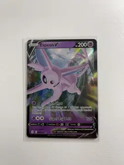 Espeon V 064/203 Full Art Ultra Rare Evolving Skies Pokemon Card NM - Image 1