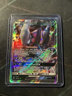 Pokemon Darkrai GX Holo Ultra Rare TCG Card Burning Shadows 88/147 - Image 1