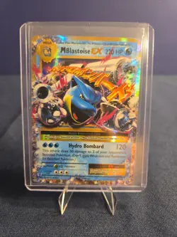 Pokemon TCG Mega Blastoise EX 22/108 Evolutions Holo Card Rare - Image 1