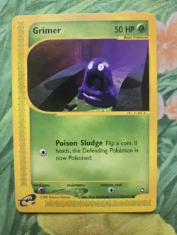 Grimer - AQ: Aquapolis (79/147) WotC e-Reader Common Pokemon Card MP - Image 1