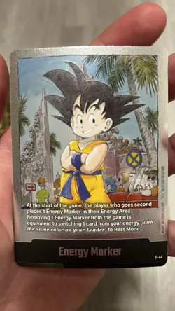 Dragon Ball Super Card Game Son Goku Energy Marker E-44 English - Image 3