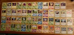 Lot Of 50 Vintage Pokemon TCG Cards Base Set Unlimited Fossil Jungle - Image 1