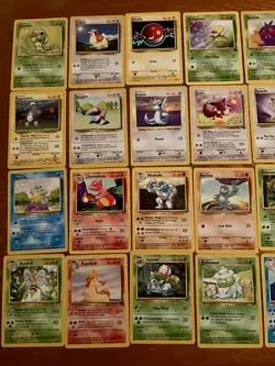 Lot Of 50 Vintage Pokemon TCG Cards Base Set Unlimited Fossil Jungle - Image 2