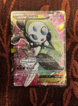 Meloetta EX (Full Art) RC25/RC25 Legendary Treasures LP Condition Nice Card - Image 1