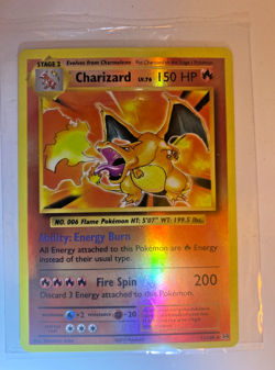 Pokemon Charizard 11/108 XY Evolutions Card Reverse Holo - Image 1