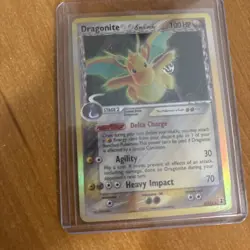 Pokemon TCG Dragonite Delta Holo Rare Card #3/113 Heavily played/Damaged+EXTRA - Image 2