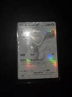 Pokemon TCG Reshiram EX White Flare Holo Card 173/086 SV - Image 1