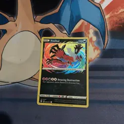 Yveltal Holo Amazing Rare Pokemon Card 046/072 Shining Fates Near Mint - Image 1