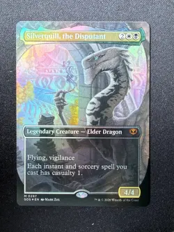 Silverquill, the Disputant BORDERLESS FOIL - Secrets of Strixhaven (Magic) NM - Image 1