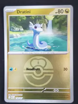 Pokemon Dratini Ascended Heroes Love Ball Holo 150/217 NM-EX - Image 1