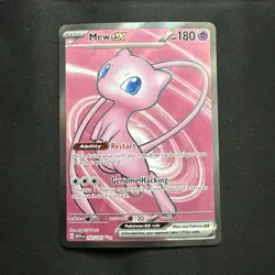 Pokemon SV: Scarlet & Violet 151 Mew ex 193/165 Ultra Rare Full Art Holo 180 HP - Image 1