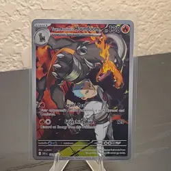 Pokemon TCG Team Rockets Houndoom Illustration Rare Card 191/182 Destined Rivals - Image 1
