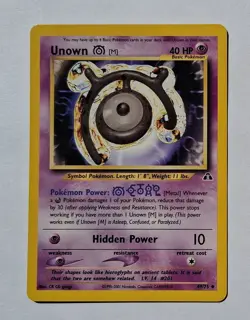 Pokemon - Unown M - Neo Discovery 49/75 - Uncommon - NM - Image 1