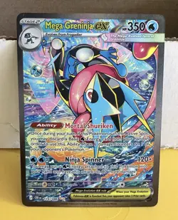 Mega Greninja ex chaos rising special illustration rare 116/086 - Image 1