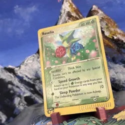 Roselia - 9/97 Pokemon EX Dragon - E Reader Holo 💐 - Image 2