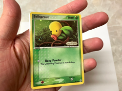 Pokemon TCG Bellsprout 49/92 EX Legend Maker Reverse Holo Card Stamped LP 2006 - Image 1
