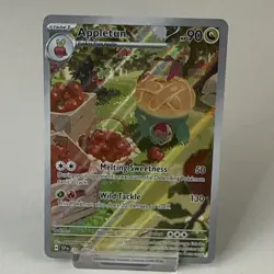 Pokemon Appletun 211/191 Sv08 Surging Sparks Illustration Rare Full Art Holo - Image 1
