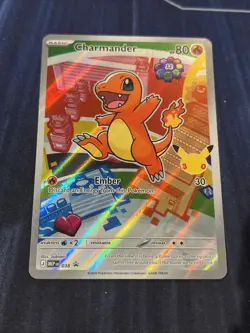 First Partner Illustration Charmander Promo Full Art Holo 038 Pokemon TCG - Image 2