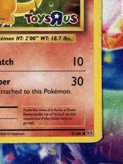 Charmander 9/108 - Cosmos Holo Toys R Us Promo - XY Evolutions Pokemon - Image 5