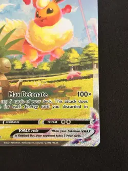 Pokemon TCG Flareon VMAX SWSH180 Holo Promo Sword & Shield 2021 320 HP - Image 4