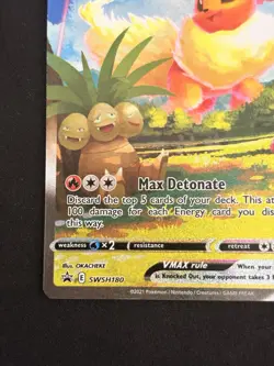 Pokemon TCG Flareon VMAX SWSH180 Holo Promo Sword & Shield 2021 320 HP - Image 5