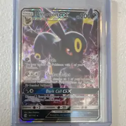 Umbreon GX 80/149 SM Base Set Ultra Rare GX Holo Pokemon TCG English HP 200 - Image 1