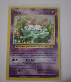 Pokemon Mew TCG 2016 XY Evolutions Holo Rare Card 53/108 M/Nm Condition - Image 1