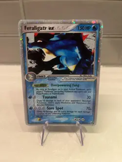 Feraligatr ex 103/115 EX Unseen Forces Pokemon Card HP - Image 1