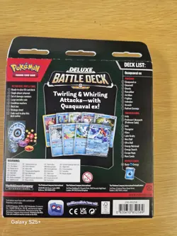 Pokemon TCG Deluxe Battle Deck Quaquaval EX NEW/SEALED w/ Radiant Greninja - Image 1