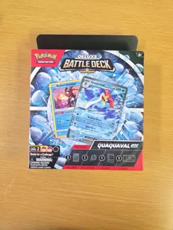 Pokemon TCG Deluxe Battle Deck Quaquaval EX NEW/SEALED w/ Radiant Greninja - Image 2