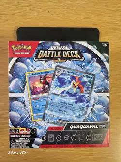Pokemon TCG Deluxe Battle Deck Quaquaval EX NEW/SEALED w/ Radiant Greninja - Image 3
