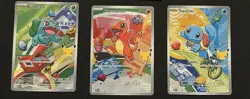 Pokemon First Partner Illustration Collection Series 1 Kanto Starters Gen 1 - Image 1