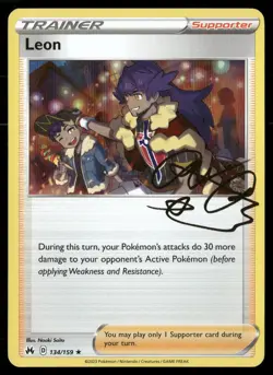 Leon 134/159 Holo Rare Crown Zenith Pokemon Holo NM - Image 1