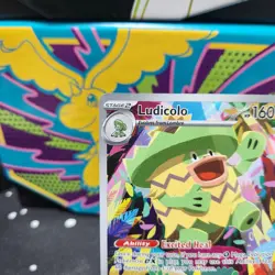 Pokemon TCG Ludicolo 95 IR Phantasmal Flames Illustration Rare NM - Image 2